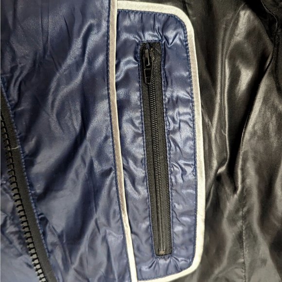 Andrew Marc EUC Navy Down Hooded Zip Jacket L - Picture 9 of 12